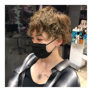 ショート パーマ メンズパーマ 次元のヘアスタイル