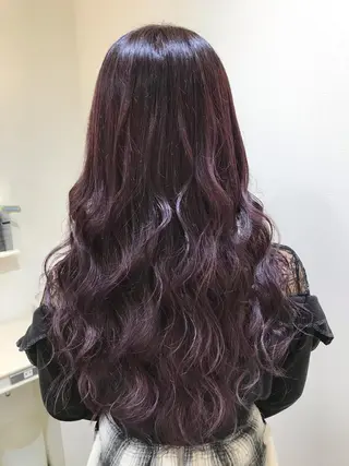 ロング カラー 清藤 綾のヘアスタイル