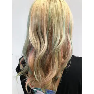 ロング カラー パーソナルカラー診断 できます　木曽　主博のヘアスタイル