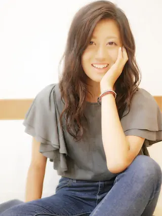 ロング カラー Lucet所属・糸井 一輝のヘアスタイル