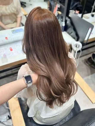 ロング カラー 顔まわり♡レイヤー COCORO 🎀のヘアスタイル