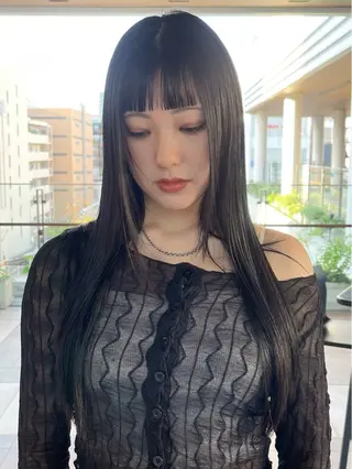 ロング 園田 渉 ◤SHIKIO◢のヘアスタイル