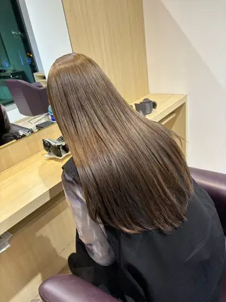 ロング カラー ゆい/パーマ/レイヤ ー/似合わせカラーのヘアスタイル