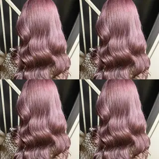 セミロング カラー ヘアアレンジ 🦋韓国ヘア 坂本 菜摘🦋のヘアスタイル