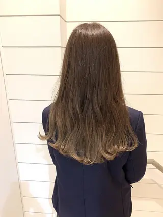 ロング カラー 渋谷/韓国風 西原直樹のヘアスタイル