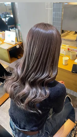 ロング カラー メンズ ラフィスヘアードープ所属・👑髪質改善wカラー /ハイトーン/アユカのヘアスタイル