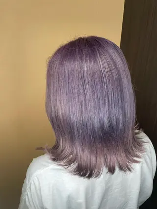 ミディアム カラー Hair Labo ASH所属・Hair Labo ASH  あみん♡のヘアスタイル