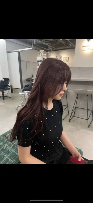 カラー シングルカラー 大募集中❣️ あいりのヘアスタイル