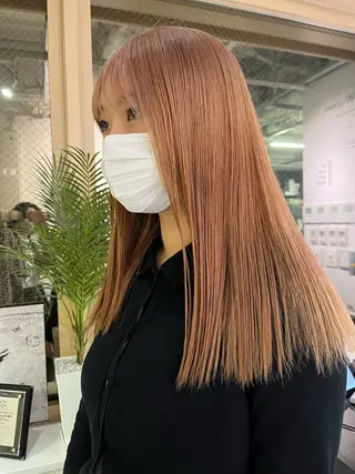 カラー 渋谷🎨エクステ× ブリーチ特化🎨レンのヘアスタイル