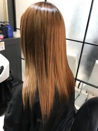 ロング カラー パーマ ヘアアレンジ メンズ キッズ ネイル マツエク・マツパ unu hair所属・藤井 仁紀のヘアスタイル