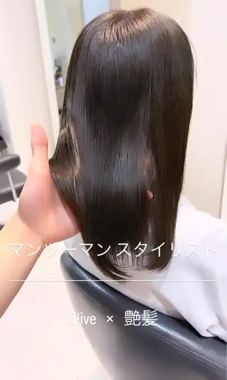 ミディアム 👑松山ストレート/ メンズヘア/龍仁👑のヘアスタイル