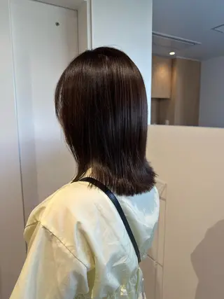 ミディアム カラー 和田 あおいのヘアスタイル
