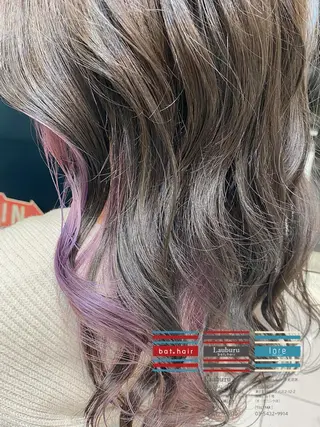 ロング カラー パーマ ヘアアレンジ メンズ キッズ ネイル マツエク・マツパ Lauburu渋谷 officialのヘアスタイル