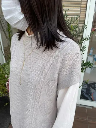 ミディアム カラー 鶴岡で縮毛矯正なら お任せ！ハヤシナオミのヘアスタイル