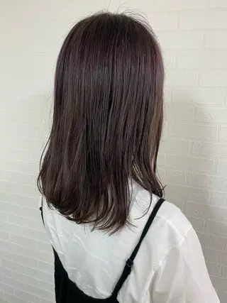 ミディアム 🫧‪縮毛矯正 かとうよしき🫧のヘアスタイル