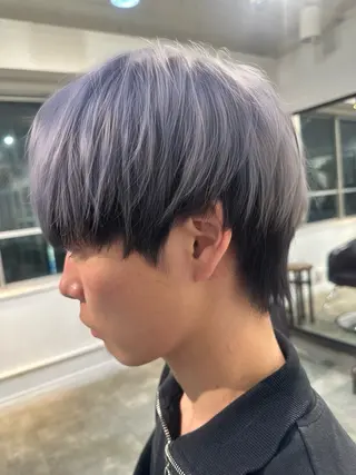 ショート カラー メンズ 【バレイヤージュ】 kentoのヘアスタイル