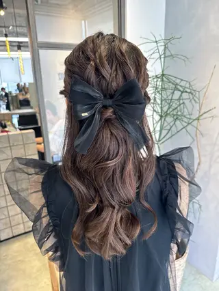 ヘアアレンジ 透明感カラー✨艶髪 制作🌱山根あゆみのヘアスタイル