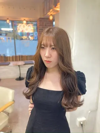 ロング カラー ウルフレイヤー エクステ/kokiのヘアスタイル