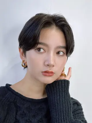 ショート カラー 女性が憧れる ショート/角田愛和のヘアスタイル