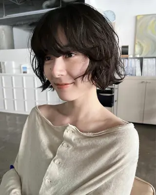 パーマ miyu / 透明感カラーのヘアスタイル