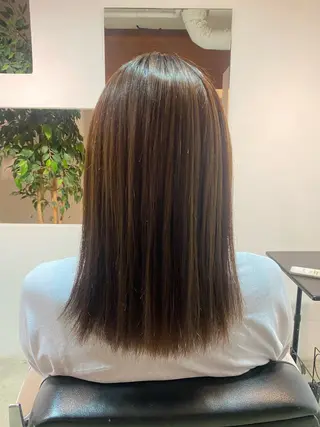 セミロング パーマ emerge池袋東口 NANAのヘアスタイル