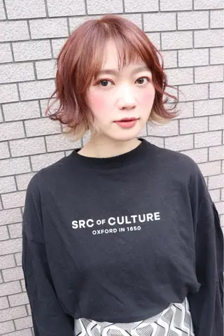 ショート カラー 汐見 悠佑のヘアスタイル