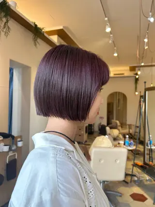 ショート 柳川沙羅 🌿透明感カラーのヘアスタイル