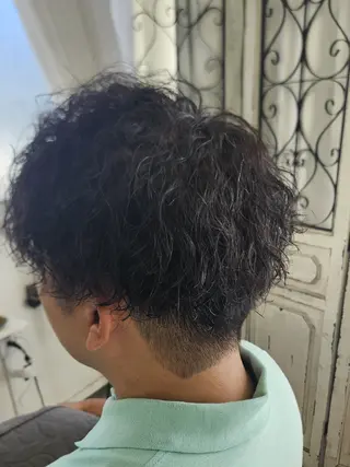 パーマ メンズ Coppe pan所属・熊野 タイソンのヘアスタイル