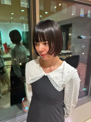 ショート ゆい/パーマ/レイヤ ー/似合わせカラーのヘアスタイル