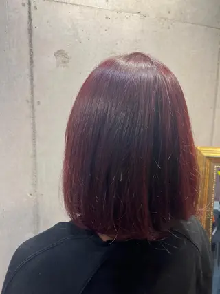 ミディアム カラー BEACH　HAIR&NAIL所属・両国駅徒歩1分⭐️ アイロン仕上げのヘアスタイル