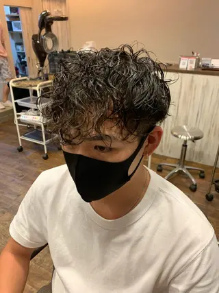 パーマ メンズ ハヤシカズキ/カラー ✂/メンズパーマのヘアスタイル