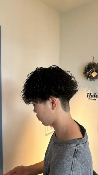 パーマ メンズ 【メンズパーマ】比嘉 啓人のヘアスタイル