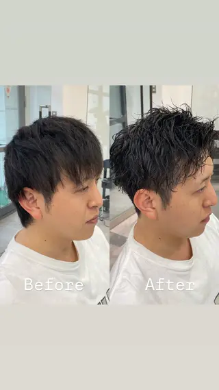 パーマ メンズ メンズ特化 / ツイスパ🔥高林拓斗のヘアスタイル