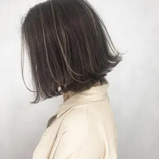 ミディアム まお♡レイヤーカット ×色っぽstyleのヘアスタイル