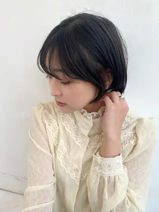 ショート 藤間 帆乃夏（とうまほのかのヘアスタイル