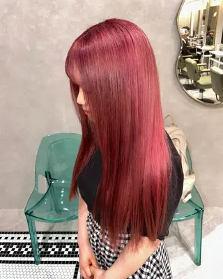 ロング 韓国ヘア/ レイヤーカット ゆめのヘアスタイル