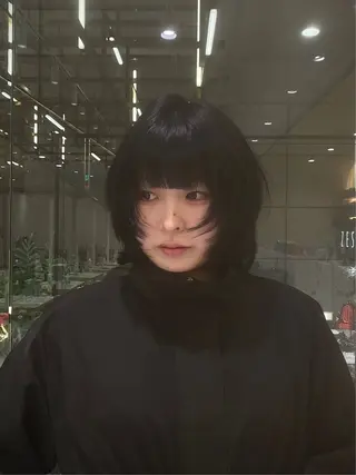 ミディアム [ ]Shiro シロ 熊谷 美容室所属・韓国系レッドカラー mikuのヘアスタイル