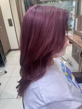 ロング カラー ナチュラル暖色カラー 🤎 佐藤栞のヘアスタイル