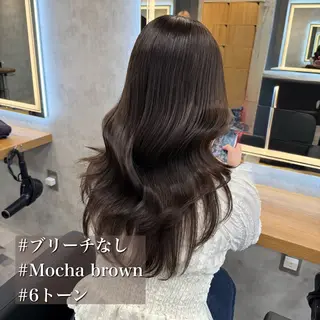 ロング カラー ヘアアレンジ レイヤーカット×透明 感カラーHAYATOのヘアスタイル