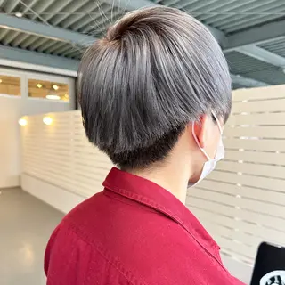 ミディアム カラー メンズ 小島 健太郎のヘアスタイル