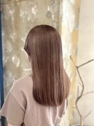 セミロング カラー 寒色 ♡ レイヤー ┊︎miyuのヘアスタイル