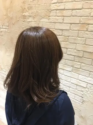 セミロング カラー hair salon el soluz所属・山岡 秀規のヘアスタイル