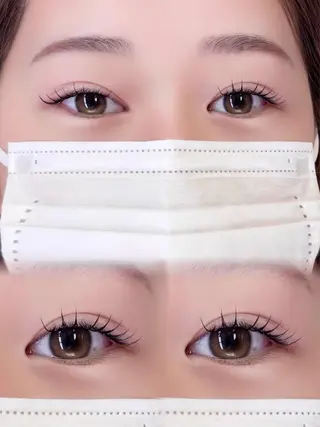 マツエク・マツパ Nozomi 韓国風束感まつ毛🩵のマツエク・マツパデザイン