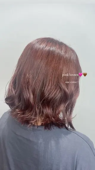 ミディアム なかやま みおのヘアスタイル
