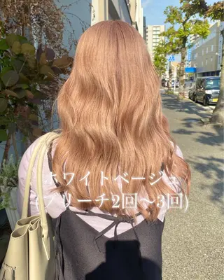 ロング カラー パーマ ヘアアレンジ メンズ キッズ ネイル マツエク・マツパ アイブロウ chapter問屋町 💘小室明華のヘアスタイル