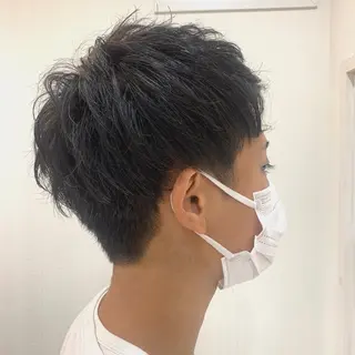 ショート メンズ Ailes hair /菊地穂果のヘアスタイル