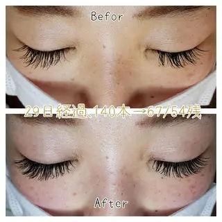 マツエク・マツパ Rouge ・ K  　のマツエク・マツパデザイン