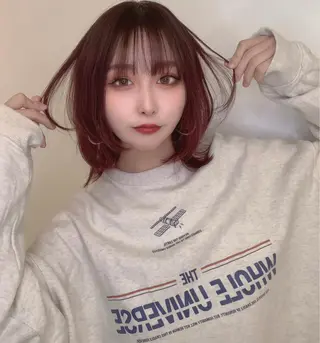 セミロング カラー SALOWIN札幌大通り所属・札幌ブリーチカラー/ ダブルカラー/ドイのヘアスタイル