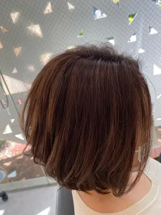 ミディアム カラー ヘアアレンジ Rely 美空のヘアスタイル
