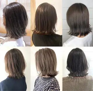 ミディアム esse大阪茶屋町店所属・レイヤーカット 新井田陽寿のヘアスタイル